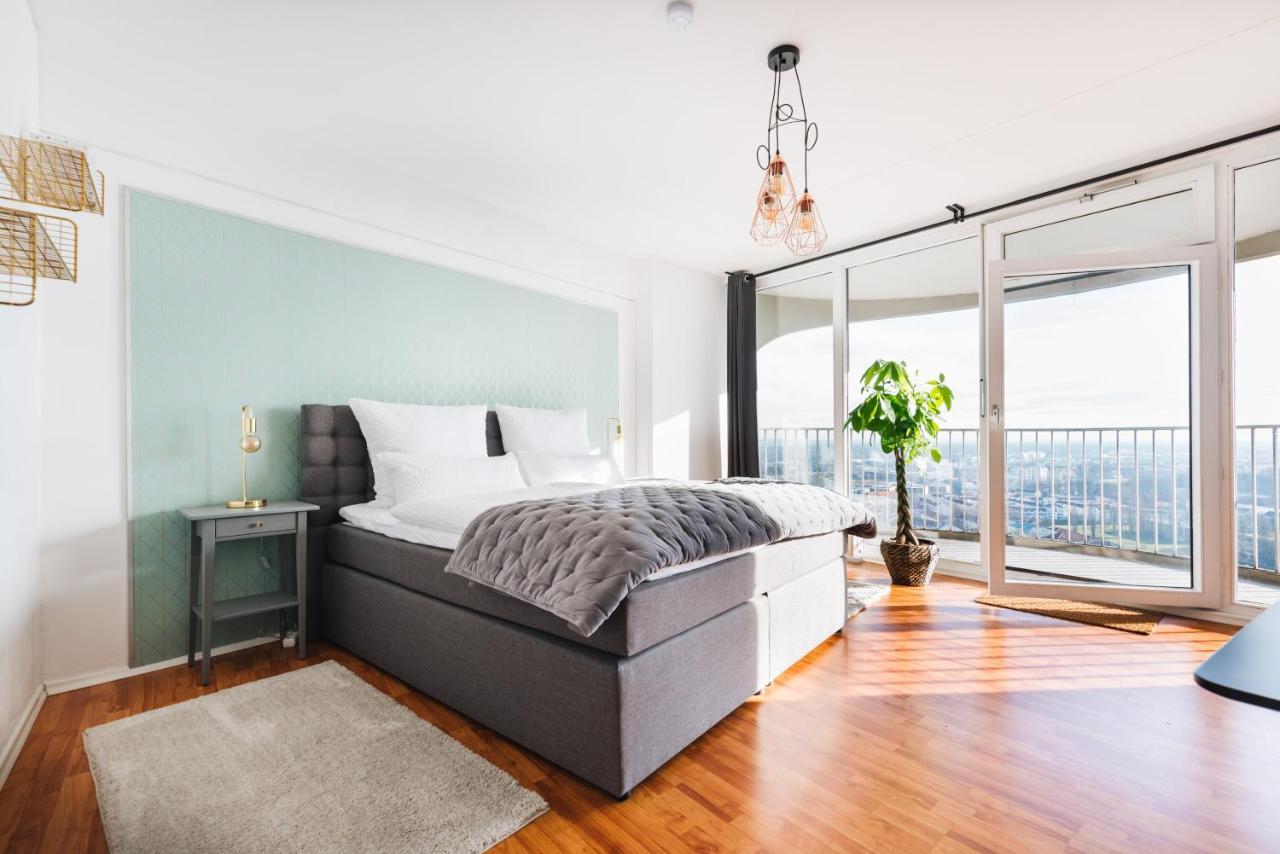 Great City View I 26 Floor I Netflix And Boxspringbed Augsburgo Exterior foto
