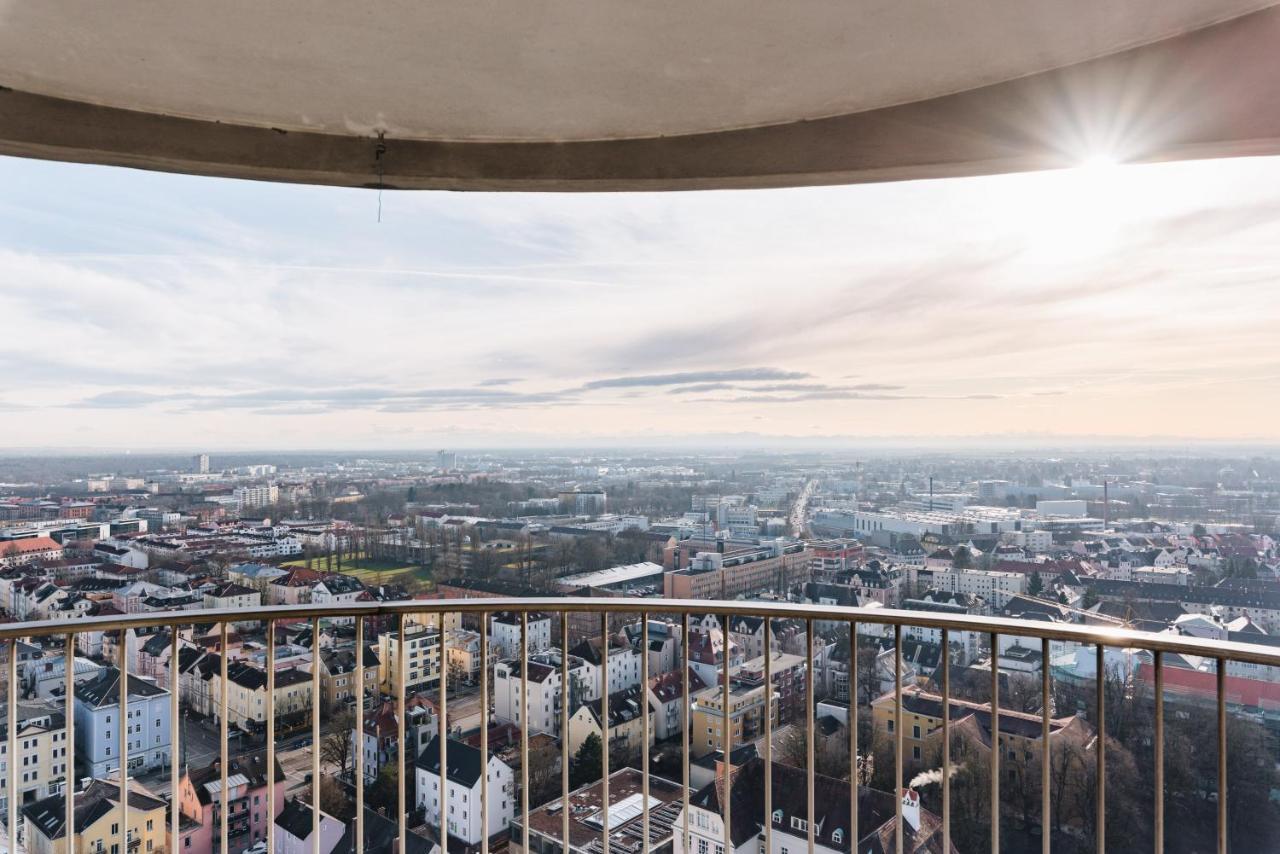 Great City View I 26 Floor I Netflix And Boxspringbed Augsburgo Exterior foto